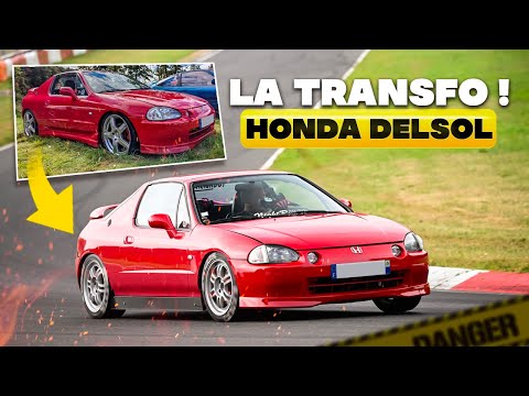 FROM 2000S TUNING STYLE TO RACING STYLE 🚀: THE TRANSFORMED HONDA DELSOL🔥