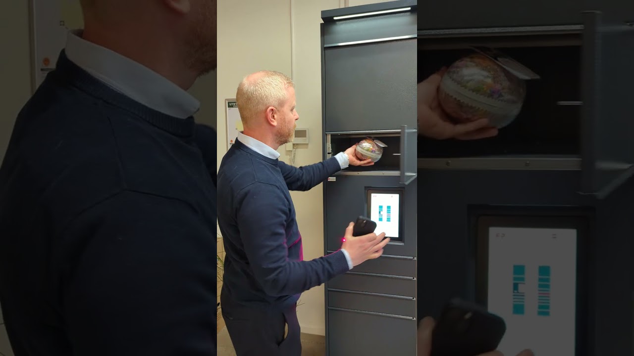 Use Case deliver with Mobile App to Parcel locker (easter egg)