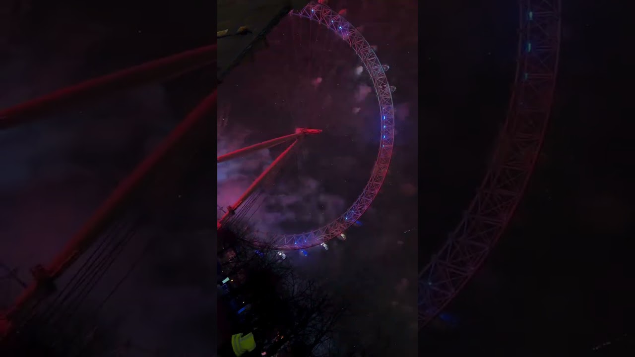 New Year 2026 fireworks display in London