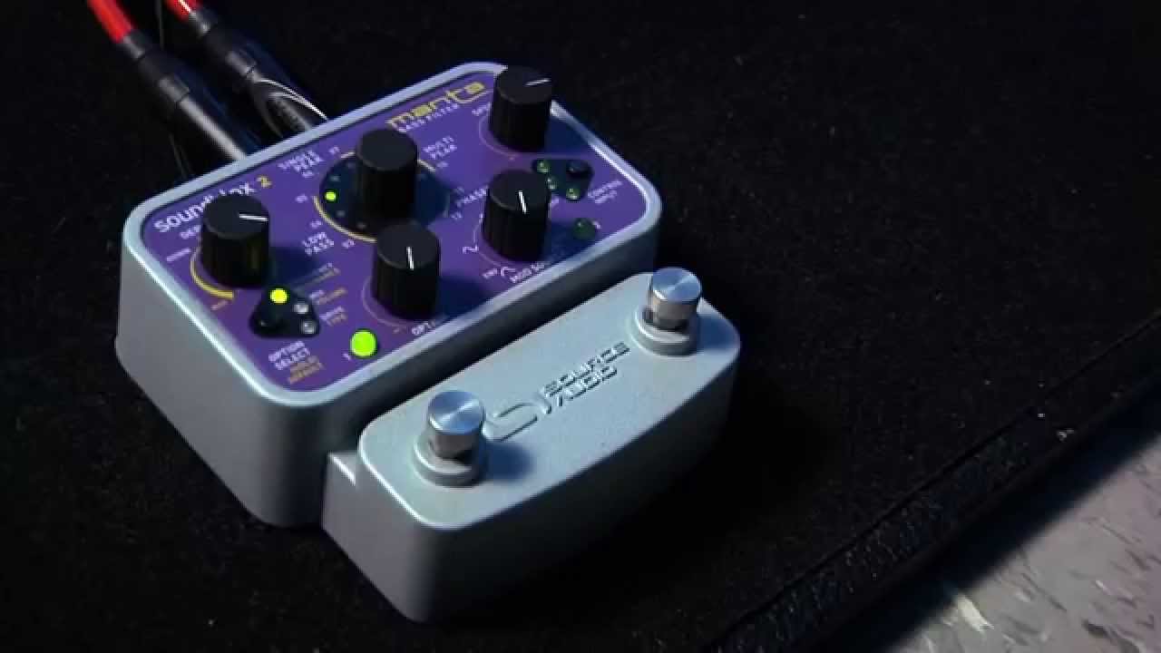 Soundblox 2 Manta Bass Filter׃ Effects Pedal Demo - YouTube