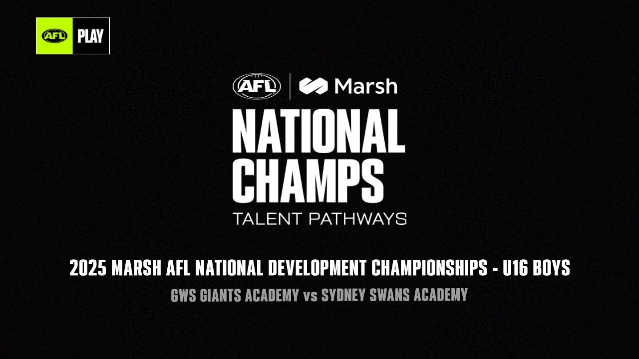 GWS Giants Academy v Sydney Swans Academy (2025 Marsh AFL National Dev. Champs – U16 Boys)