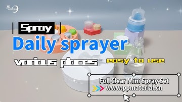 Mini trigger sprayer set fully transparent Easy to use high quality