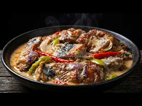 방우스 비콜 익스프레스: 코코넛 밀크와 새우 페이스트로 만든 매콤한 생선 요리