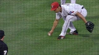 Darvish's nice play