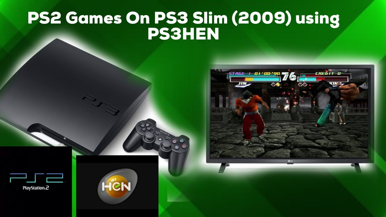 maart gesponsord Oorlogsschip Playing 9 PS2 Games on PS3 Slim (2009) Using PS3HEN - YouTube