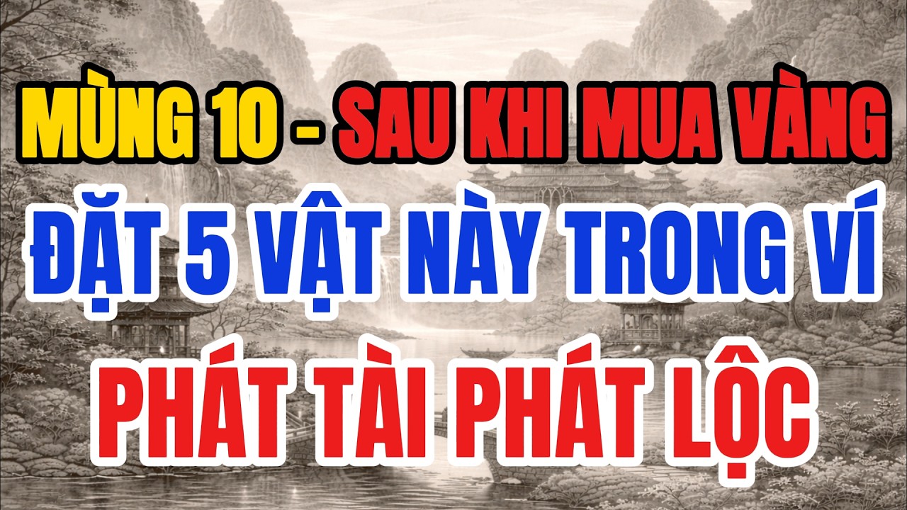 Vía Thần Tài 2026 – Mua Vàng Xong đừng dại đặt 5 vật đại kị này trong ví kẻo tổ tiên CẮT ĐỨT TÀI LỘC