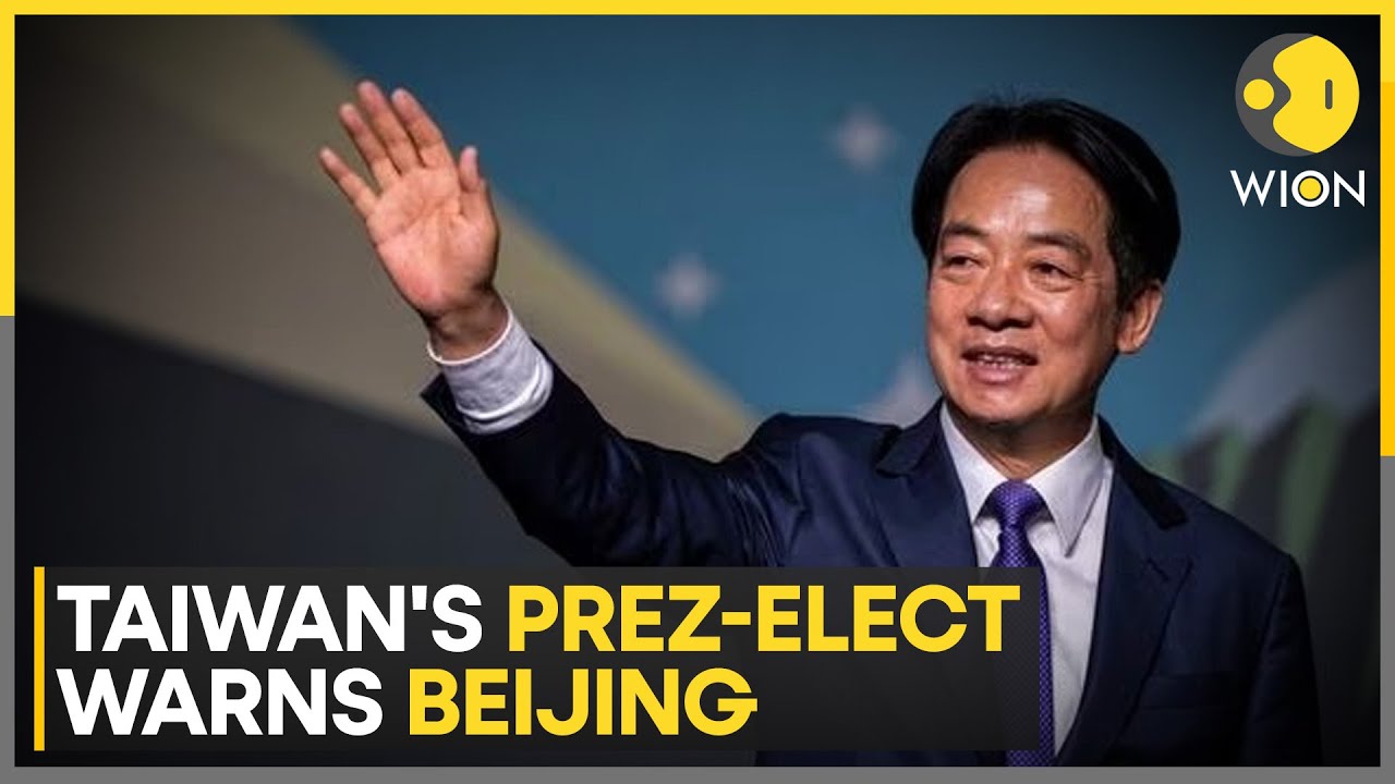 Taiwan Elections 2024: Lai Ching-Te pledges to maintain peace ...