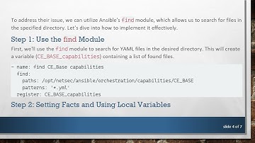 How to List Files in a Directory Using Ansible Efficiently
