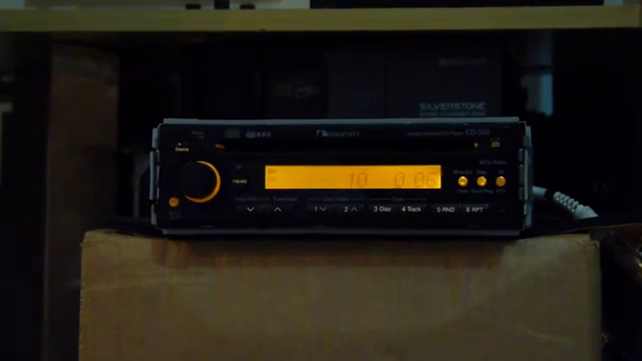 Nakamichi CD500, menus réglages basiques - YouTube