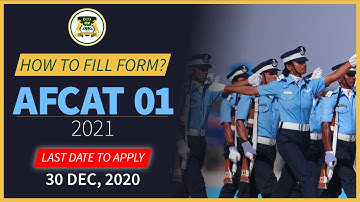 AFCAT-1 Exam form Filling Instructions 2021 | How to Fill the Form? - DCG Defence Academy