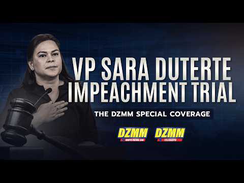 LIVE: VP Sara Duterte Impeachment Trial Special Coverage | DZMM Teleradyo (14 July 2026)