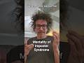 Mentality of Imposter Syndrome, Walton B. James, ASD &amp; CPTSD #autism #cptsd #shorts #wtf #short