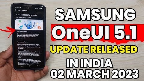 Samsung OneUI 5.1 Android 13 Update Released In India | A52 A52s A53 A71 A51 M52 F62 A33 S21 A32 M53