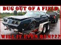 First Start Attempt in 20+ YEARS!! "Barn Find" Firebird Found In A Field, Will It Run??