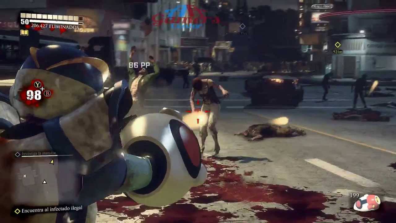 Dead Rising 3 Gameplay HD Combo Megaman X Costume+Buster Weapon