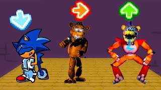 FNF Character Test | Gameplay VS Playground | VS Sonic | VS Glamrock Freddy | VS Freddy screenshot 4