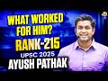 UPSC Sociology Strategy by AIR 215 Ayush Pathak | Optional Answer Writing Sleepy Classes Topper