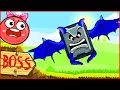 New Game and Boss.The game about Red Ball 5. Новая игра про красный шарик 5