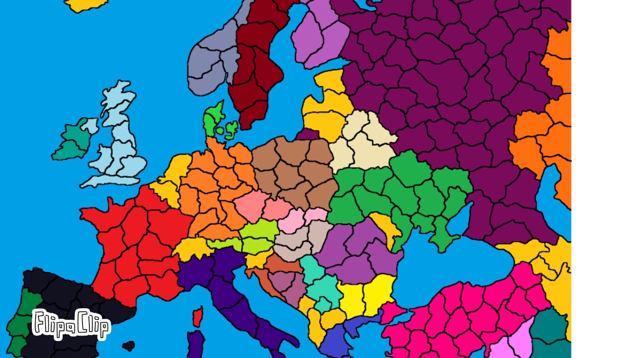 Карта европы для мапперов