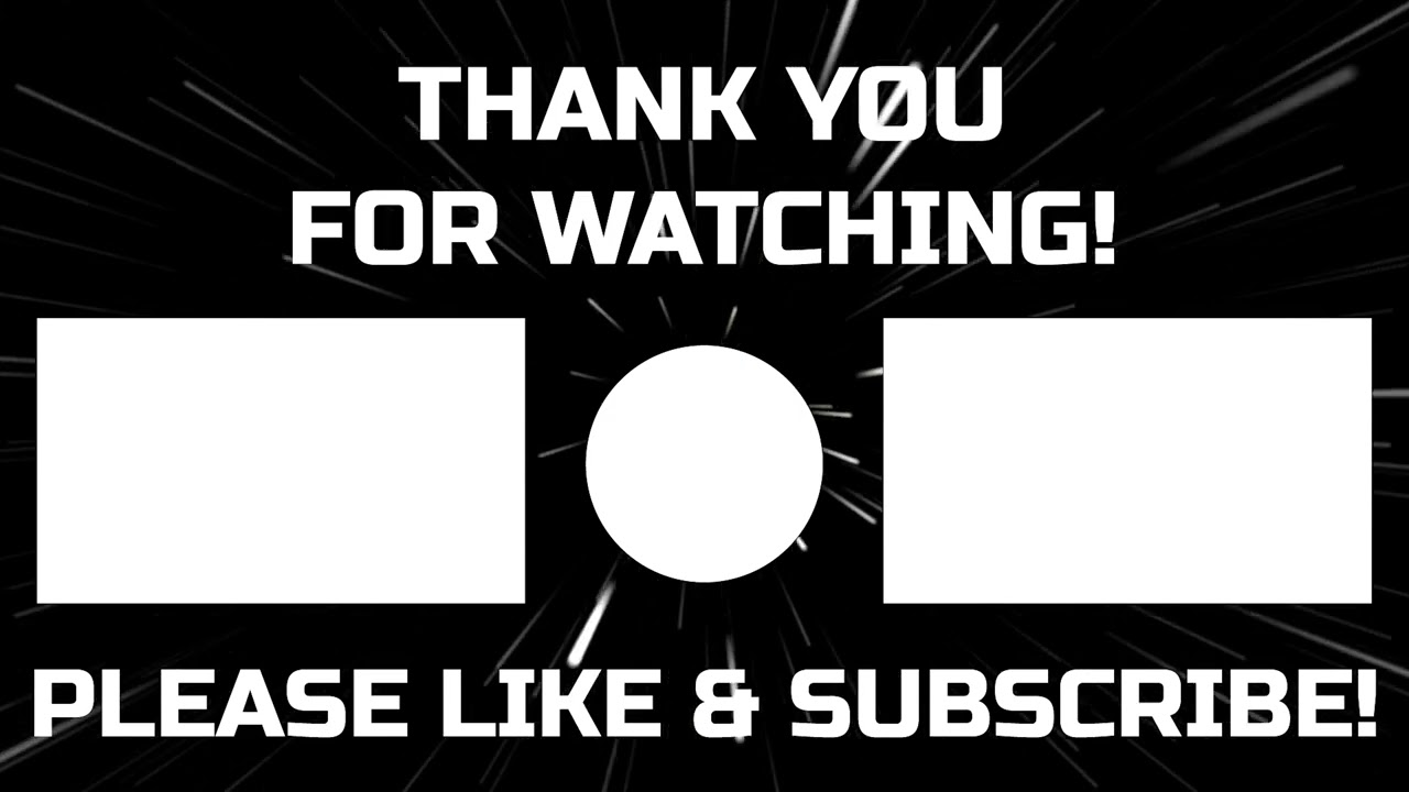 Space Warp Speed Outro Motion Graphics 4K 30 fps Copyright Free