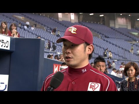 【プロ野球パ】ビハインドからの好投光る武藤がプロ初勝利でヒーロー 2015/05/12 Bs-E