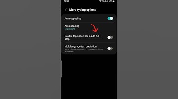 Keyboard Settings Double Space Full Stop ll #shorts #ytshorts #tech #uniquetechtips