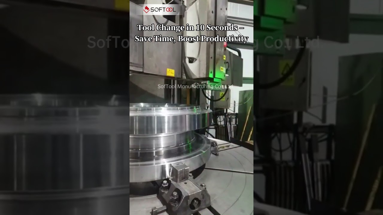 Tool Change Completed Within 10 Seconds | Time-Saving CNC Quick Change 
