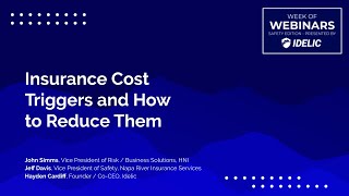 WATCH NOW: Insurance Cost Triggers and How to Reduce Them