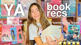 YA Book Recommendations 🌷✨️ best contemporary + romance books :)
