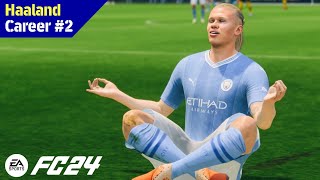 EA SPORTS FC 24 - Erling Haaland Player Career Part 2 - Haaland Turn On ✨?