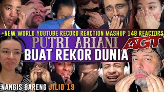 Download Lagu PUTRI BUAT REKOR DUNIA 148 REACTION MASHUP❗✨! Putri Ariani AGT Golden Buzzer Angkatan 19 MP3