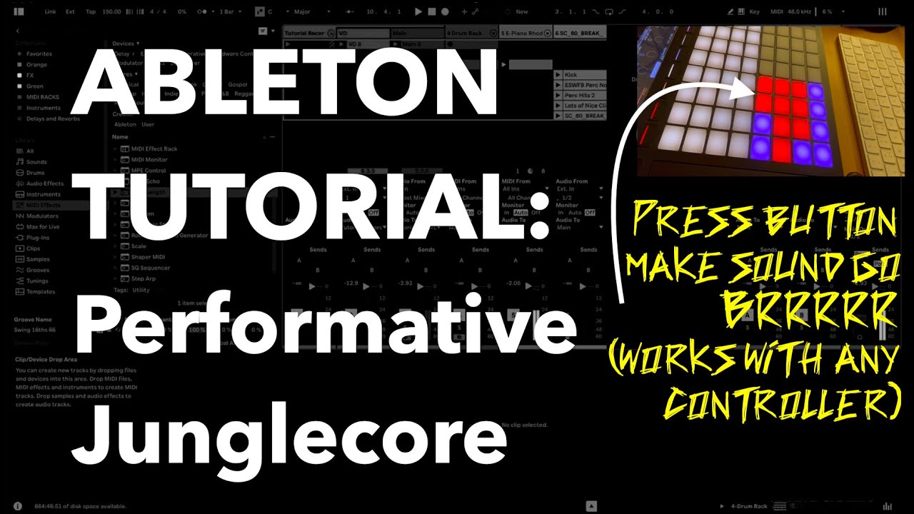 Ableton Tutorial: Performative Junglecore Drum Rack