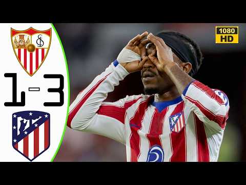 Atletico Madrid vs Sevilla 3-1 All Goals and Football Highlights 2026