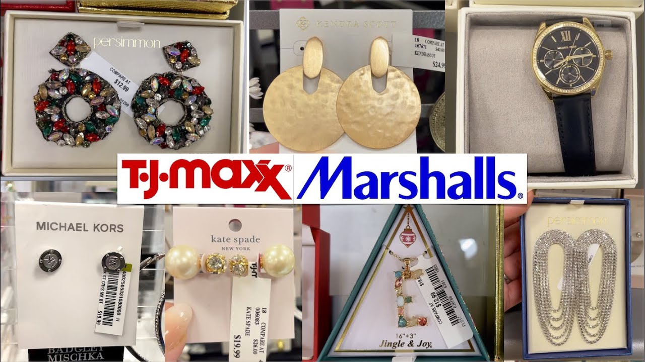 MARSHALLS & TJ MAXX SHOP WITH ME 2022 JEWELRY GIFTS, CHRISTMAS GIFTS