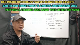 Celebrity Cylinder Leak Down Test | Test for Bad Intake or Exhaust Valves, Piston Rings or Blown head gasket Wealth