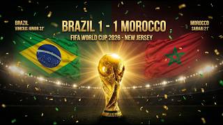 BRAZIL 1-1 Morocco 🇧🇷🇲🇦🔥 "Saibari Chips Alisson - Atlas Lions Hold Brazil!" By ULTRAS BEATS