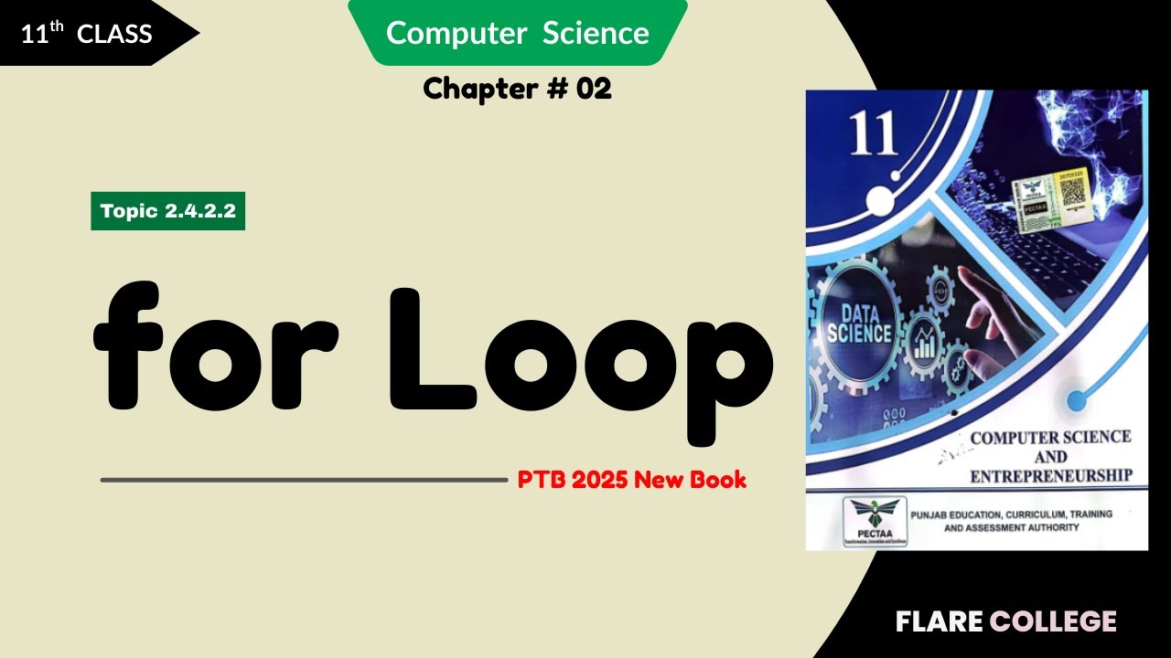 For Loop in Python - 11th Class (1st Year) Computer Science