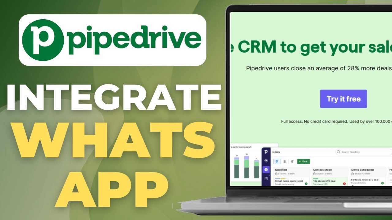 How to Integrate Pipedrive WhatsApp (Easy Tutorial) - YouTube