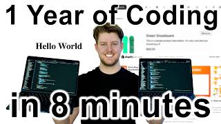 1 Year of Coding in 8 Minutes