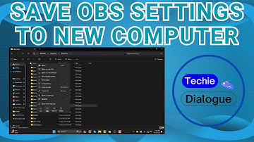 How to Save OBS Settings to New Computer - Full Guide [2025]