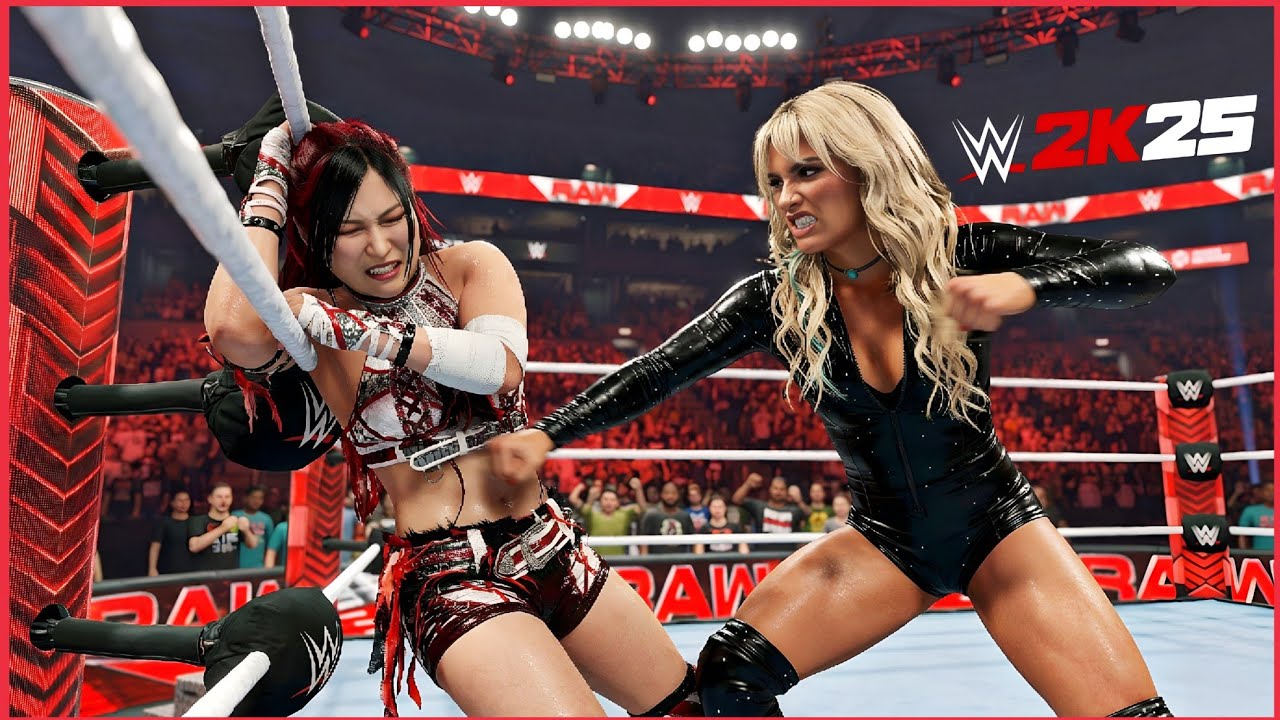 Iyo Sky vs Sol Ruca Full Match WWE 2k25 Gameplay