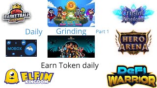 Grinding in P2E - Earning Crypto Daily screenshot 4