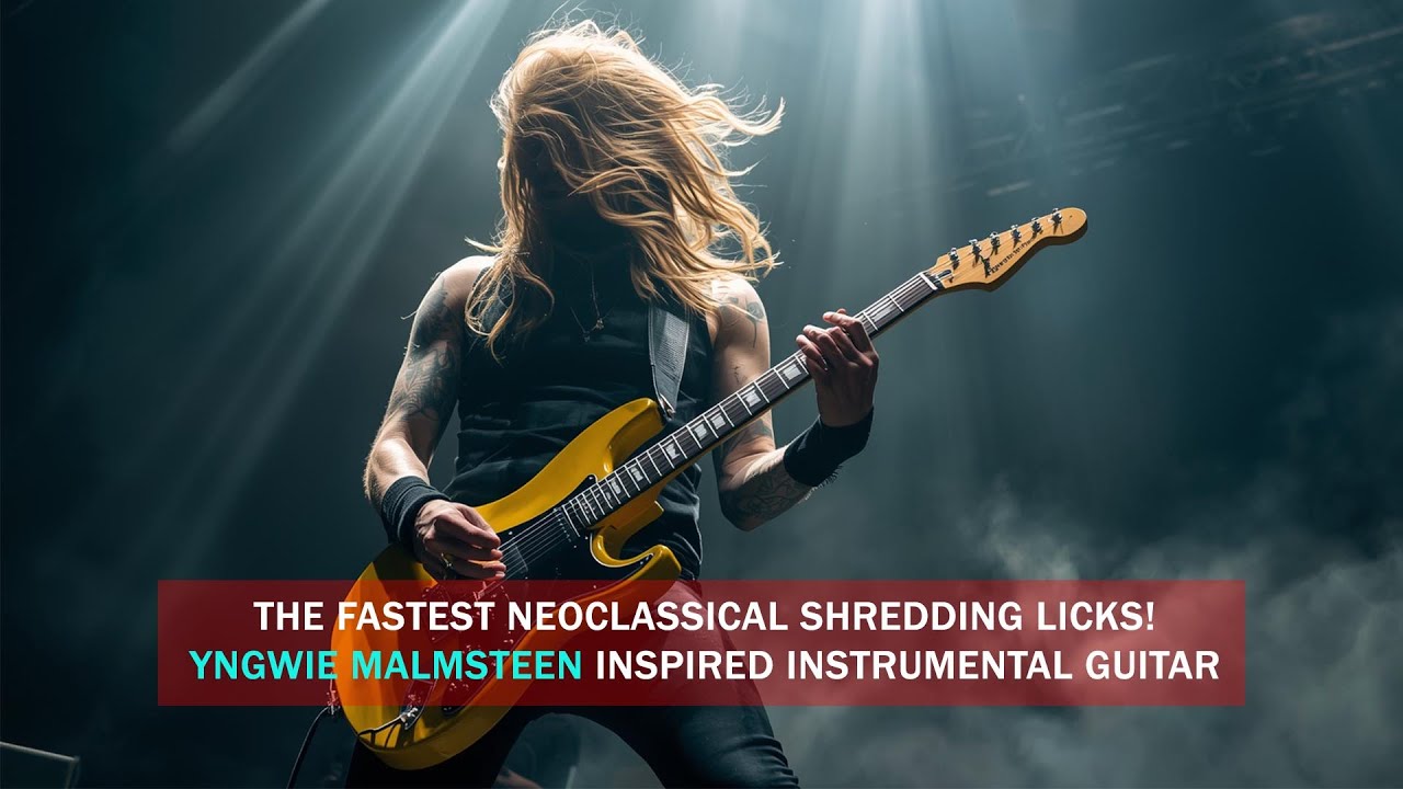 The FASTEST Neoclassical Shredding Licks! Yngwie Malmsteen Inspired Instrumental Licks