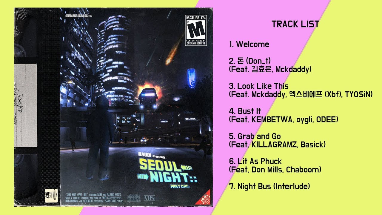 [FULL ALBUM]   RAUDI (라우디) - SEOUL NIGHT 앨범 전곡듣기