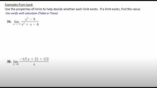 MAC2233 section 3.1 part 3 (LIMITS)