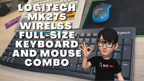LOGITECH MK275 WIRELESS FULL-SIZE KEYBOARD AND MOUSE COMBO