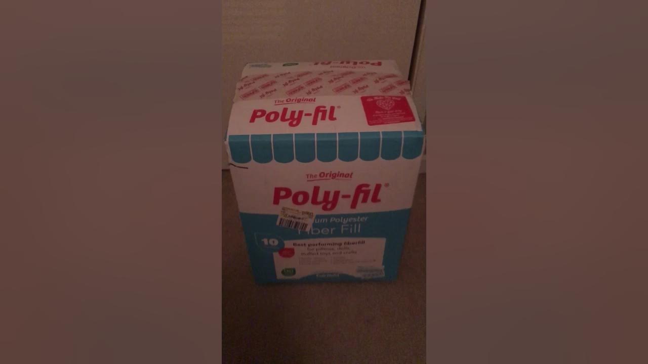 Unboxing 10lb poly-fil bag 