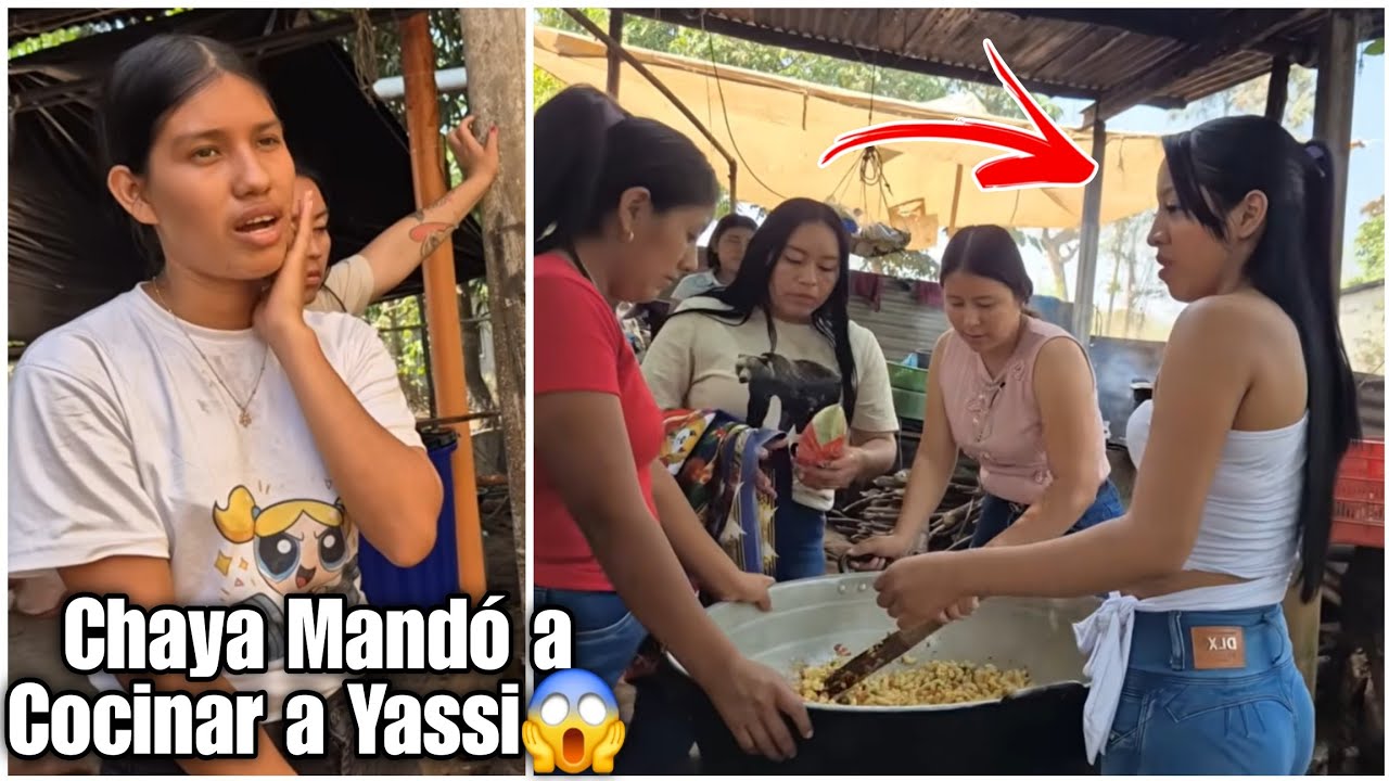 Chaya no le importó que sea Hermana de Roma/si vienen ayudenme aunquesea dijo y la puso a cocinar😡