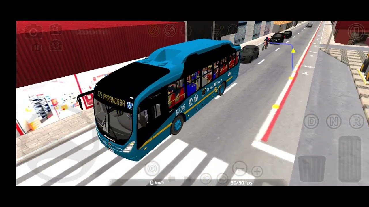 Proton Bus Mapa Fortaleza v1 linha 072 novo Torino pro Max Scania 