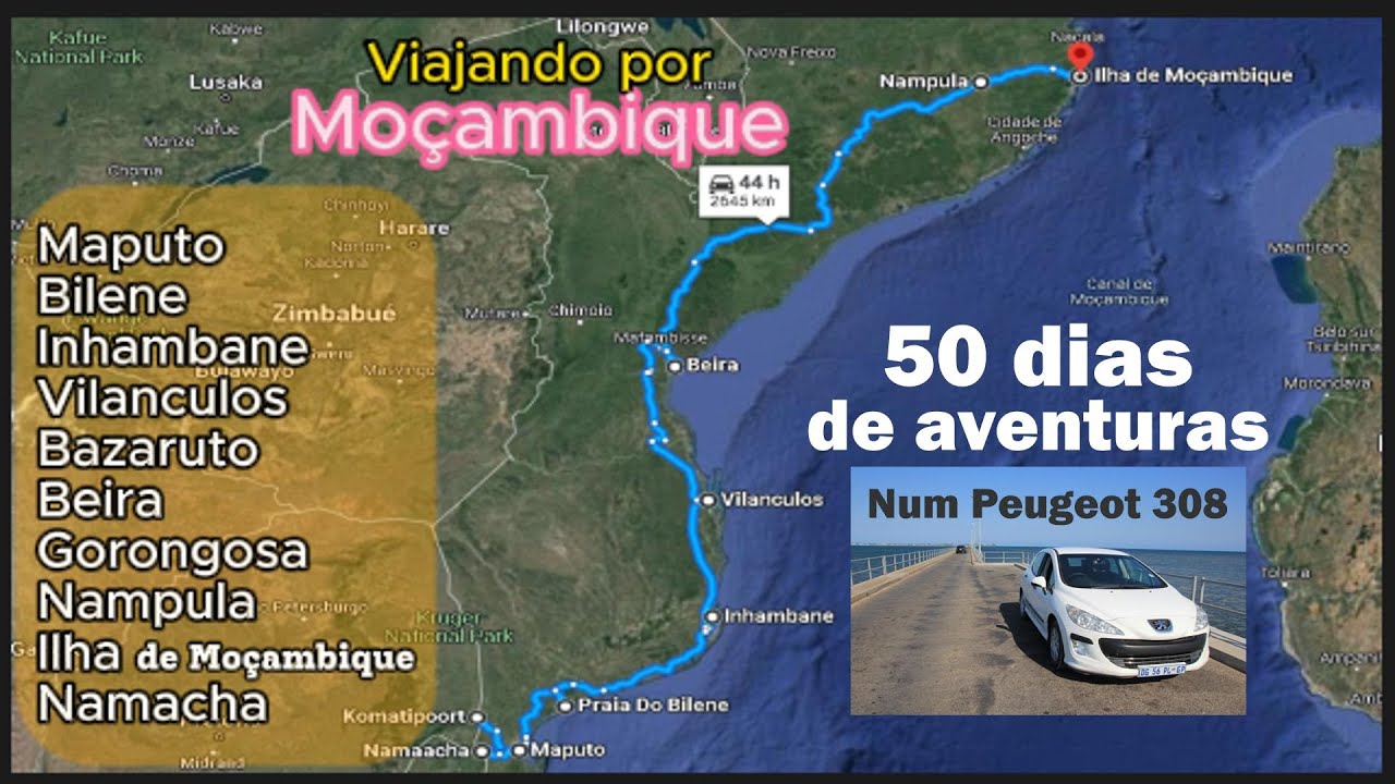 De Maputo à Ilha de Moçambique - Aventura que terminou em Infarto do Miocárdio